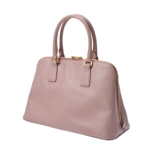 Prada Handbag Pink Saffiano Beige